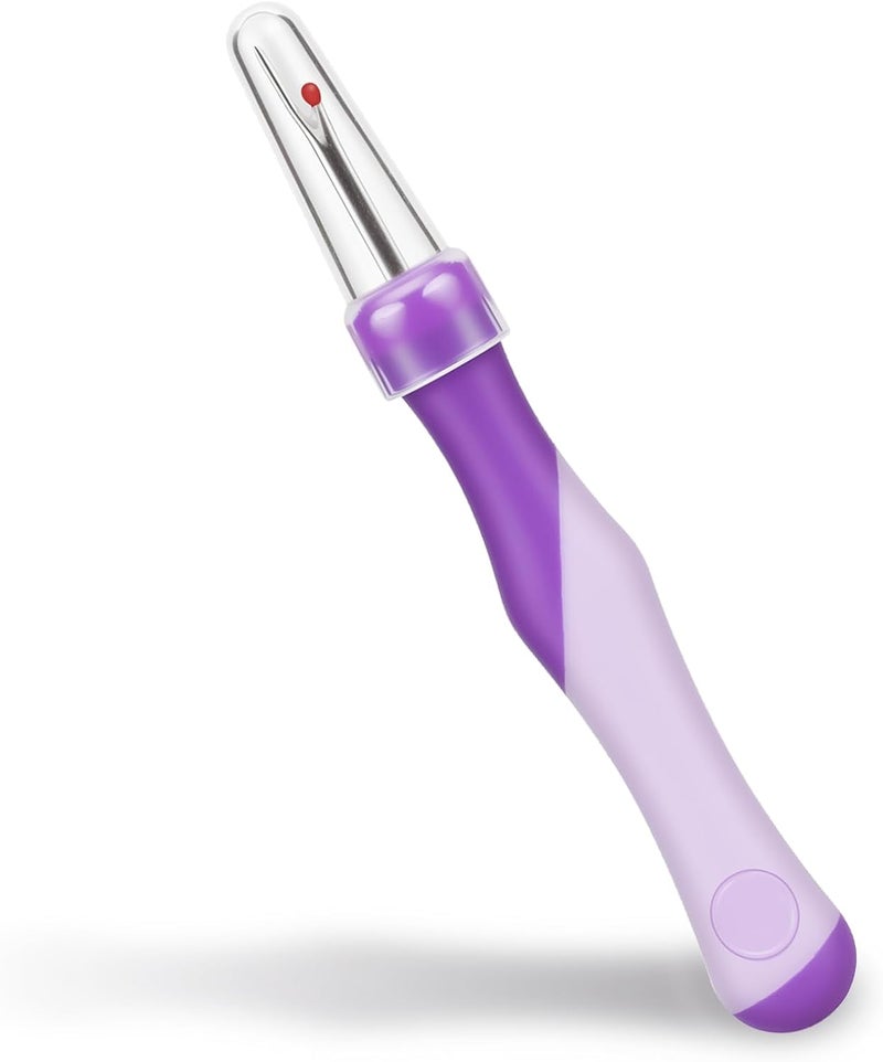 Aecsze Needle and Thread Seam Ripper, Rippers for Sewing and Thread,Remover Stitch Tool for Hand Sewing, Knitting, Cross Stitching, Embroidery and Thread Removal (Purple) - Image 1